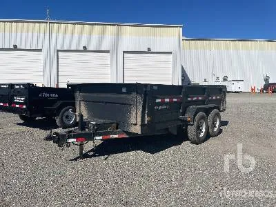 2009 Parker 14 Ft T A Dump Utility Trailer Aucteeno