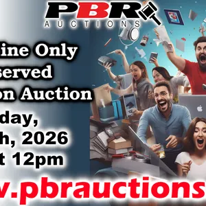 Live Online Only Unreserved Liquidation Auction - May 16th, 2026 - Starting at 12pm
