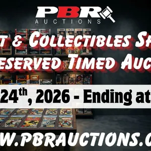 Die-Cast & Collectibles Showcase Unreserved Timed Auction - May 24th, 2026 - Ending at 7pm