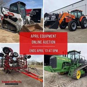 *Ring 1* April 2026 Online Equipment Consignment Auction *Auction is Open!* (First Half)