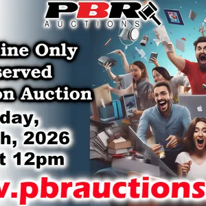 Live Online Only Unreserved Liquidation Auction - June 13th, 2026 - Starting at 12pm