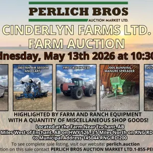 CINDERLYN FARMS LTD. FARM AUCTION