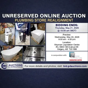 Bathtubs, Showers, Sinks & MORE | Unreserved Online Auction
