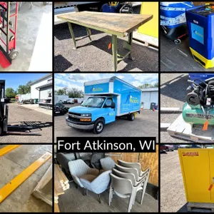 Bank Repossession: 2023 Chevy Express Commercial Work Van, Doosan B15T-5 Electric Forklift, & Michalsen Office Furniture