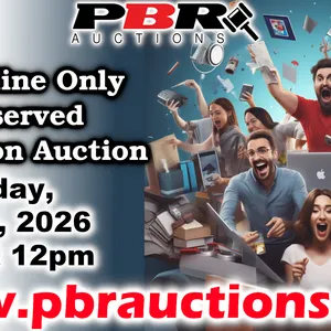 Live Online Only Unreserved Liquidation Auction - Aug. 8th, 2026 - Starting at 12pm