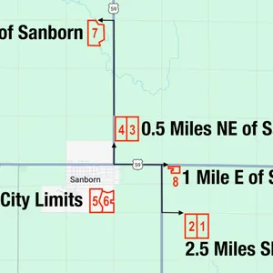 August 4, 2026 @10:30 A.M.--Major Live Public Land Auction Of 8 Tracts Of Land 