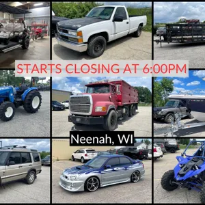 July Auto, Farm, Recreational Vehicles, Lawn & Garden Auction