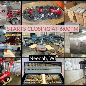 July Industrial Items Auction