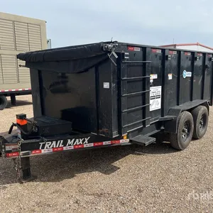 2024 Trail Maxx DT27-144 14 ft T/A Dump Utility Trailer