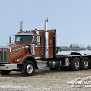 2008 KENWORTH T800 TRI DRIVE TEXAS BED WINCH TRUCK