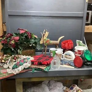 BOX OF CHRISTMAS DECOR