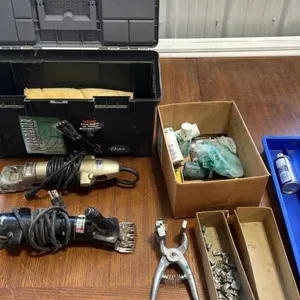 Cattle clipper and tattoo lot