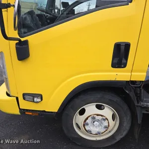 2010 Isuzu NPR street sweeper truck