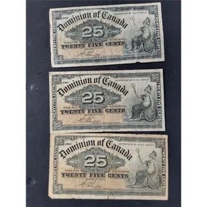 3 - 1900 Boville Authorized Shinplasters
