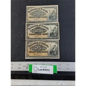 3 - 1900 Boville Authorized Shinplasters