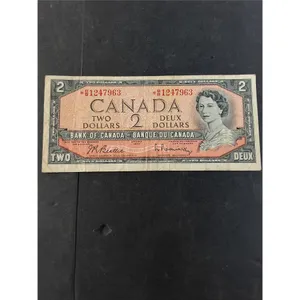 1954 Beattie/Rasminsky 2 Dollar Replacement Note