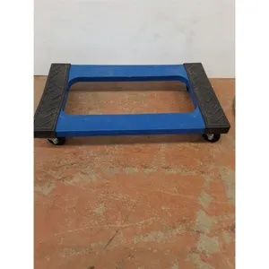 * 4-wheel Dolly Cart - Cracked, Shingles, Steel Cabnle