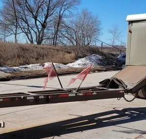 2000 Trail King end dump pup trailer