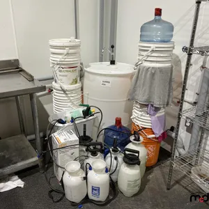 Plastic Barrel, Empty Buckets & Assorted Sprayers
UNRESERVED