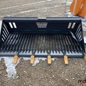2024 LandHonor RB-14-84W 66" Skid Steer Rock Bucket Attachment
 UNRESERVED