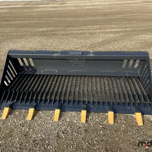 2024 LandHonor RB-14-78W 78" Skid Steer Rock Bucket Attachment
 UNRESERVED