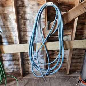 Blue Water Hose and Nozzle
 UNRESERVED