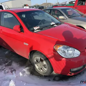 SALVAGE UNIT: 2007 Hyundai Accent Car (Red)
 UNRESERVED