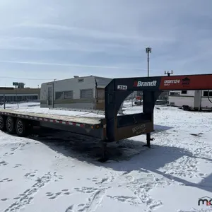 SALVAGE UNIT: 2017 Brandt UGR1124 Tridem Equipment Trailer 
 UNRESERVED