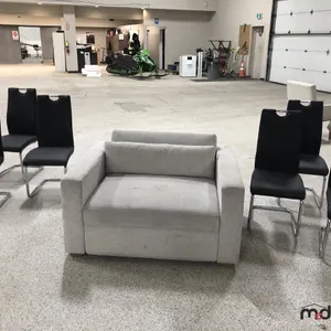 Love Seat, Cushion and (6) Dining Chairs
 UNRESERVED