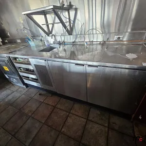 Stainless Steel Prep Counter (Dishwasher & Cups Not Included)
 UNRESERVED