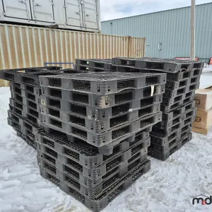 (46) Black Plastic Pallets
 UNRESERVED