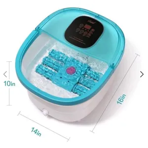New | Entil Electric Foot Spa Massager W/ Automatic Wavy Rollers | Model# F-Bath-88