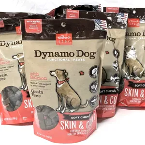6 New Cloud Star DYNAMO DOG Salmon for Skin & Joint Coat Chew Dog Treats - 396.9g ea | BB Feb 10/2025