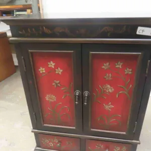 Hand Painted Cabinet 32 1/2'' x 24'' x 12'' 