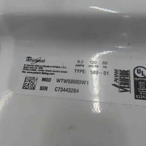 Whirlpool Washing Machine Top Load 