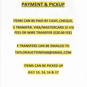 PAYMENT & PICKUP
