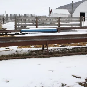 3 - 16' OIL PIPE FEED TROUGHS