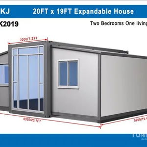 2025 KJ K2019 20 ft x 19 ft Prefabricated Tiny Home Storage Building (Unused)