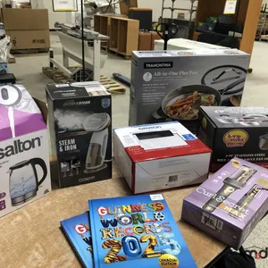 Tramontina All-in-One Pan, Blood Pressure Monitor, Steam Iron, Curling Iron, Pot Set, Kettle and More
 UNRESERVED