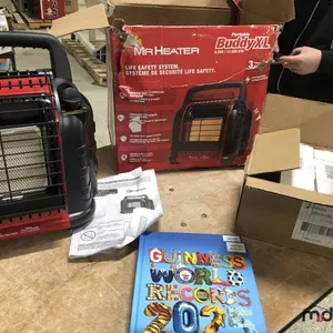 Portable Propane Heater, Case of Skin Lotion & (2) Guinness Books
 UNRESERVED