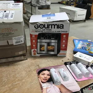Gourmia Air Fryer, Heated Throw Blanket, Skin Lotion, Infrared Thermometer and (2) Guinness Books
 UNRESERVED