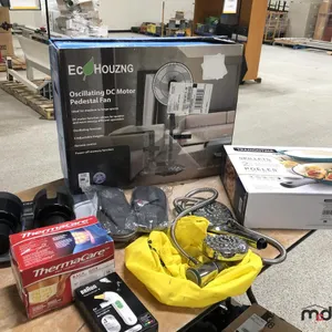 Floor Fan, Cast Iron Pan Set, Digital Thermometer, Shower Head and More
 UNRESERVED