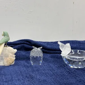 Crystal Owl, Birds, and Stone Parrot