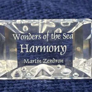 Swarovski Crystal Nameplates for Anna, Isadora, Antonio, and Wonders of the Sea - Harmony