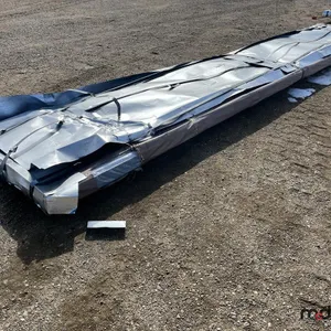 Bundle of Approx. (150) 18' Corrugated Roofing Tin (White)
 UNRESERVED