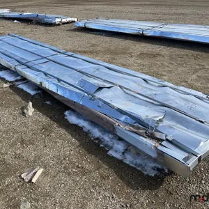 Bundle of Approx. (150) 18' Corrugated Roofing Tin (White)
 UNRESERVED