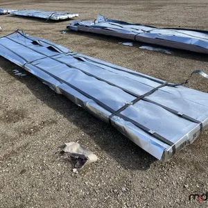 Bundle of Approx. (150) 18' Corrugated Roofing Tin (White)
 UNRESERVED