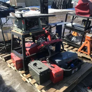 36-540 C Type 2 Delta Band Saw, 14" Milwaukee Abrasive Cut-Off Machine, Metal Brackets, (4) Hydraulic Jacks, Stools and Misc.
 UNRESERVED