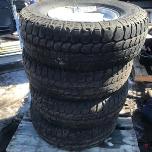(4) Mickey Thompson Baja Radial MTX Tires on GMC Rims (LT265/75R16 M+S)
 UNRESERVED