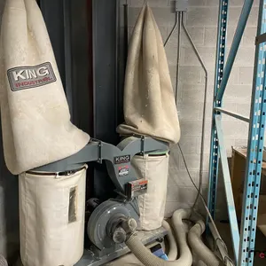 King 3HP Dust Collector w/ Remote Power Control System
 UNRESERVED